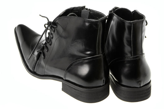 Botas de Cuero Británico Estilo Coreano con Punta Afilada para Hombre - Image 7