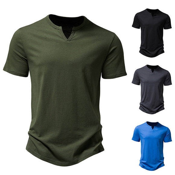 Camiseta Manga Corta Cuello Notch Venice Talla Grande Hombre