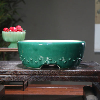 Maceta Zen de Cerámica Púrpura para Bonsái y Plantas - Image 6