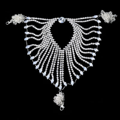 Cadena de Cuerpo Luxury con Cristales Brillantes Multicapas - Image 3