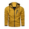 Casual Sport Jacket with Zipper and Multicolor Details in Lightweight Cotton
