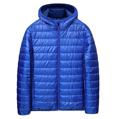 Chaqueta Acolchada Ligera con Capucha para Hombre - Abrigo Casual Cálido - Image 2