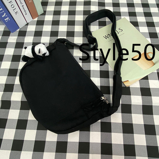 Bolsa Mensajero de Lona para Hombre - Bolso de Hombro Ligero y Versátil - Image 53