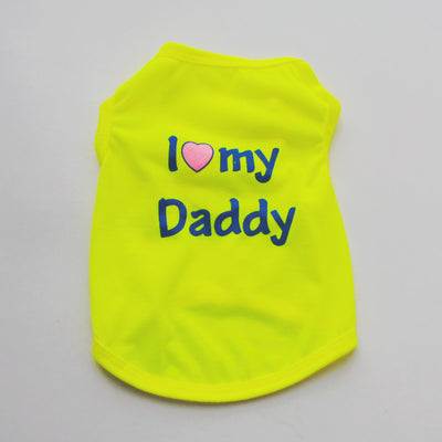 Chaleco para Mascotas Estilo Clásico Mamá Papá - Image 21