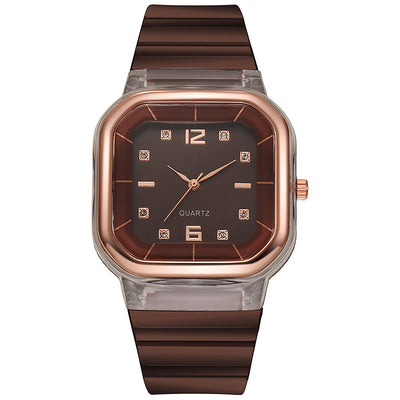 Reloj Infantil de Moda con Diamante de Silicona - Diseño Cuadrado para Niñas - Image 22