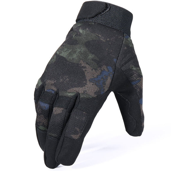 Guantes Tácticos Camuflaje Militares para Ciclismo y Escalada
