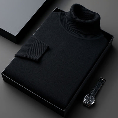 Suéter Cuello Alto Grueso Oversize Casual para Hombre - Image 5