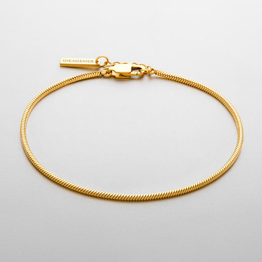 Pulsera de Plata Esterlina con Diseño de Hueso de Serpiente para Hombre - Image 4