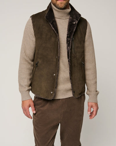 Abrigo de Invierno con Cuello Vuelto y Bolsillos - Diseño Elegante Bicolor - Image 7
