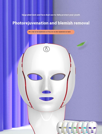 Mascarilla LED de 7 Colores para Tratamiento Facial en Casa - Image 10