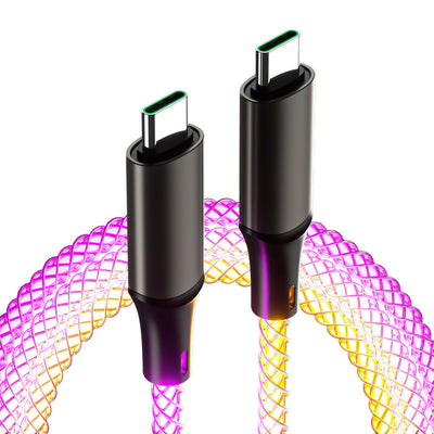 Cable de Carga y Datos RGB con Efecto Color Mágico - Image 11