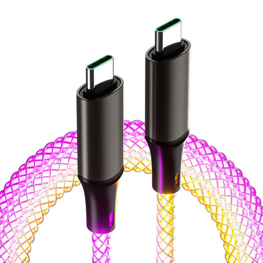 Cable de Carga y Datos RGB con Efecto Color Mágico - Image 11