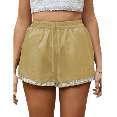 Shorts de Encaje Sueltos con Cintura Elástica para Mujer - Image 5