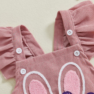 Conjunto de Dos Piezas Conejito Adorable en Pana para Bebé - Image 7