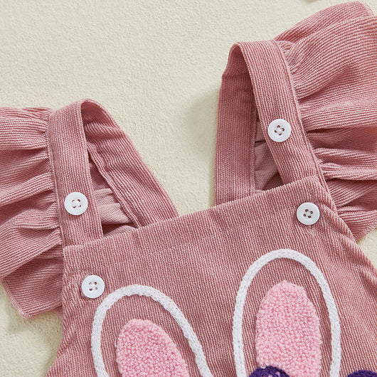 Conjunto de Dos Piezas Conejito Adorable en Pana para Bebé - Image 7