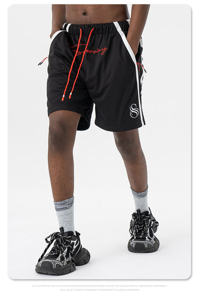 Shorts Casuales Premium Estilo Americano con Malla Transpirable y Detalles en Contraste - Image 17
