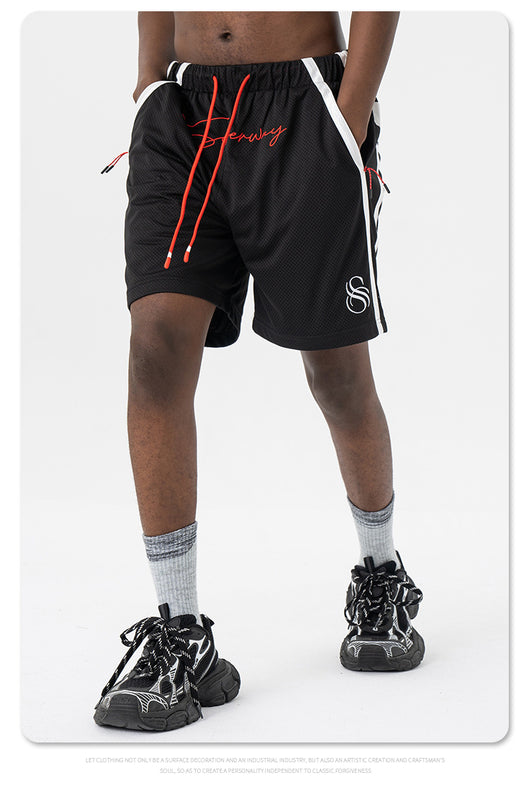 Shorts Casuales Premium Estilo Americano con Malla Transpirable y Detalles en Contraste - Image 17