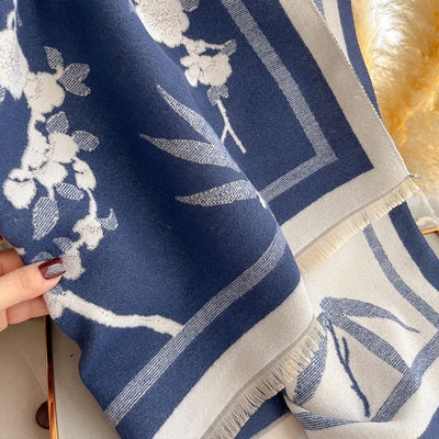 Bufanda Floral de Invierno Premium - Elegancia para la Temporada Fría - Image 14