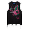 Playera Sin Mangas Rasgada Butterfly para Hombre