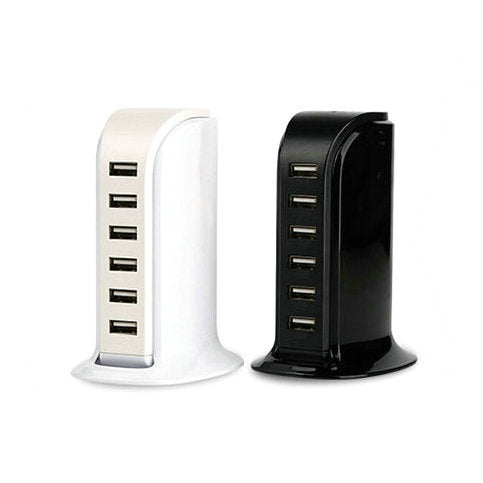 Cargador PD Rápido 5 y 6 USB - Carga Múltiple Simultánea