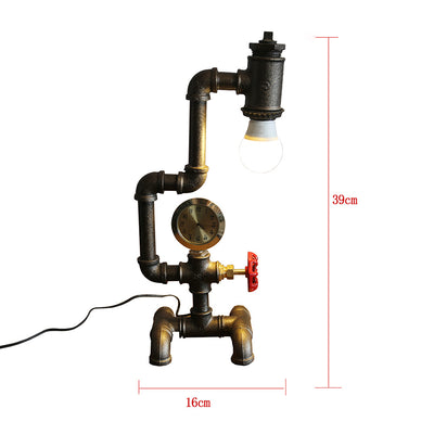 Lámpara Vintage Tubo Industrial LED con Diseño Retro en Hierro Forjado - Image 5