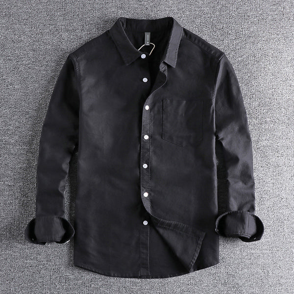 Camisa Casual de Algodón para Hombre
