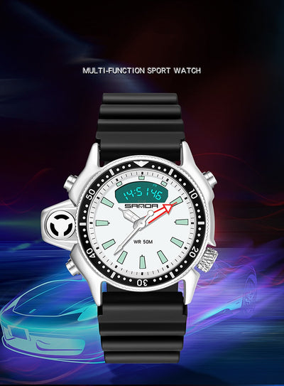 Reloj Deportivo Multifuncional Resistente al Agua con Esfera Grande - Image 12