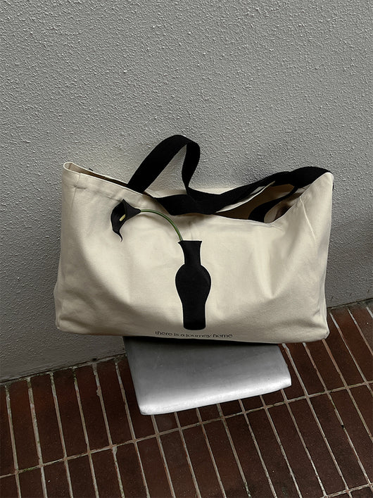 Bolsa de Lona para Mujer - Mensajero de Hombro - Image 6