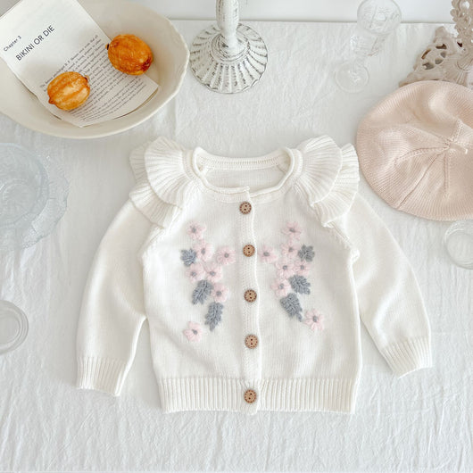Enterizo Bordado para Bebé Otoño Invierno Estilo Princesa - Image 7
