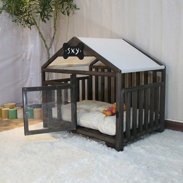 Casa Desmontable para Perros Cuatro Estaciones con Funda Lavable