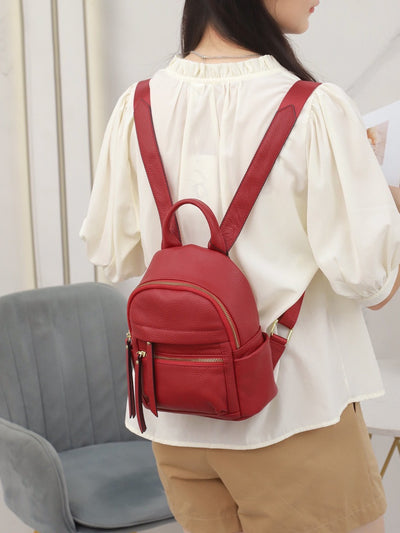 Mochila de Cuero Viajero de Gran Capacidad - Versátil y Elegante - Image 16