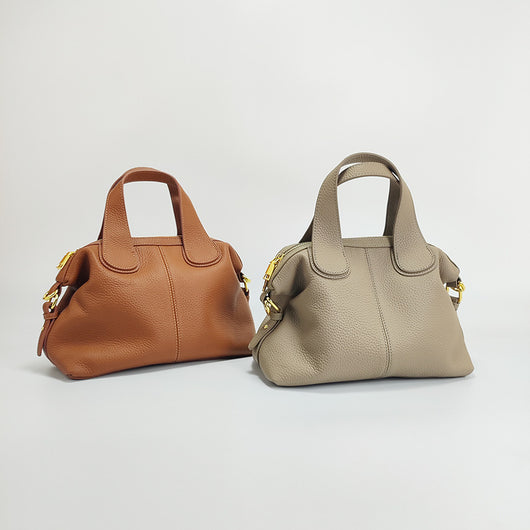 Bolso Mensajero de Cuero Genuino para Mujer - Gran Capacidad en Cuero Vacuno Primera Capa - Image 2