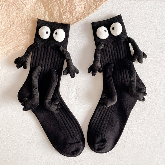Calcetines Cortos de Algodón Puro con Muñeca Adorable - Diseño para Parejas - Image 33