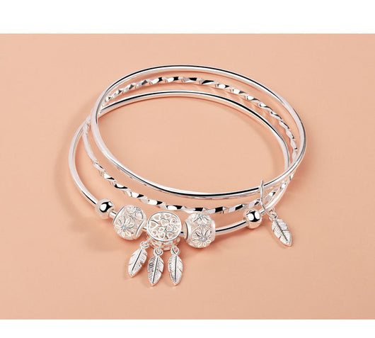 Pulsera Tres Anillos Entrelazados - Día de San Valentín y Tanabata