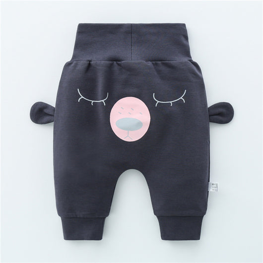 Pantalones Harem Protectores de Cintura Alta para Niñas - Otoño - Image 4