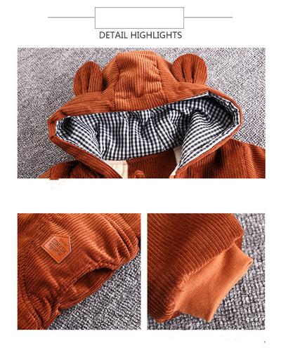 Chaqueta Acolchada de Forro Polar para Niña - Algodón Premium - Image 7
