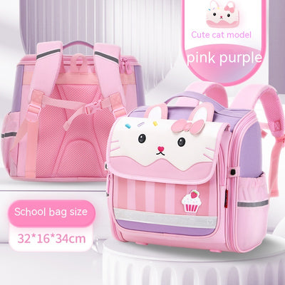 Mochila Escolar con Protección Dorsal para Niñas - Image 6