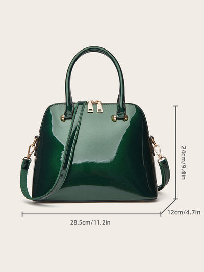 Bolso Tote Brillante para Mujer con Asa de Hombro - Image 10