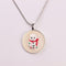 Fashion New Christmas Series Luminous Necklace Plateado A