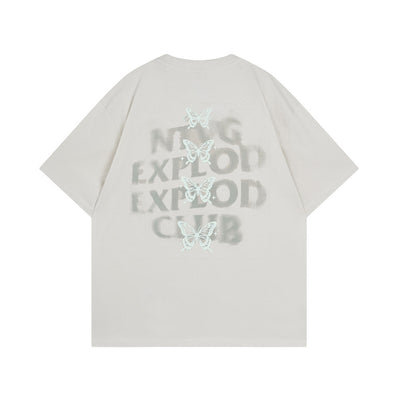 Camiseta Estampado Mariposas Unisex de Manga Corta - Image 6