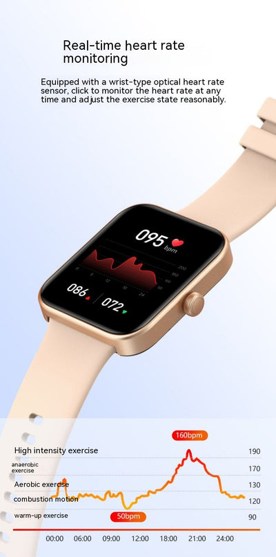 Reloj Inteligente P63 con Monitoreo de Oxígeno y Presión Arterial - Image 15