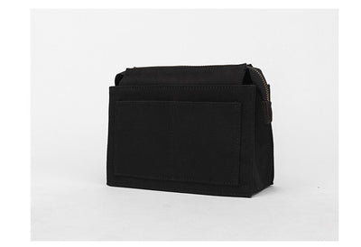 Neceser de Lona Blanca Estilo Coreano - Bolsa Cosmética de Algodón Versátil - Image 6
