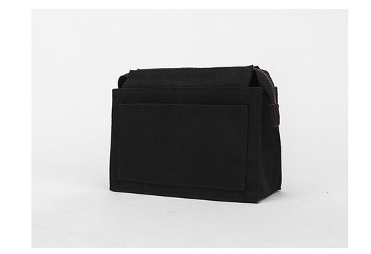 Neceser de Lona Blanca Estilo Coreano - Bolsa Cosmética de Algodón Versátil - Image 6