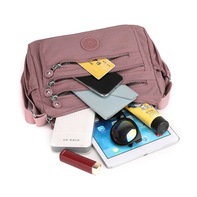 Bolsa Crossbody de Nylon de Gran Capacidad con Múltiples Compartimentos - Image 5