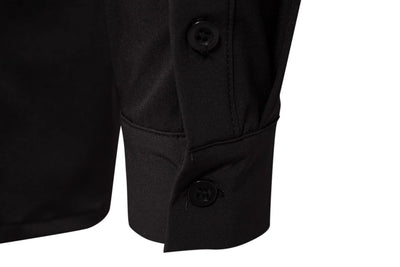Camisa Hombre Falso Doble Pecho con Tirantes y Mangas Desmontables - Image 13