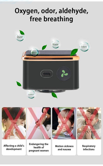 Purificador de Aire Solar para Auto: Esterilización y Desodorización Avanzada - Image 11