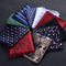Men's Retro Square Handkerchief with Textured Embroidery