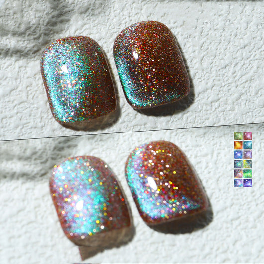 Esmalte de Gel Gato Ahumado Aurora Galaxia Brillante - Image 11