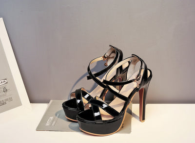 Sandalias de Tacón Alto Talla Grande para Mujer - Image 19