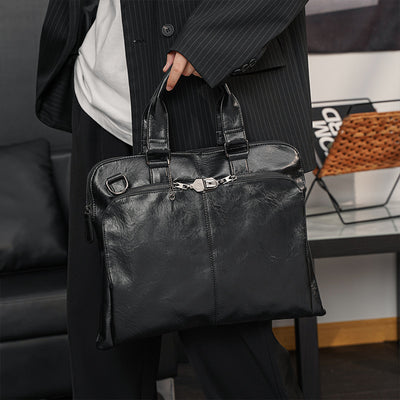Maletín Mochila Bandolera para Hombre - Bolsa Diagonal Compartimento Laptop - Image 12